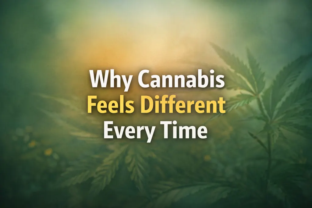 Why cannabis feels different every time